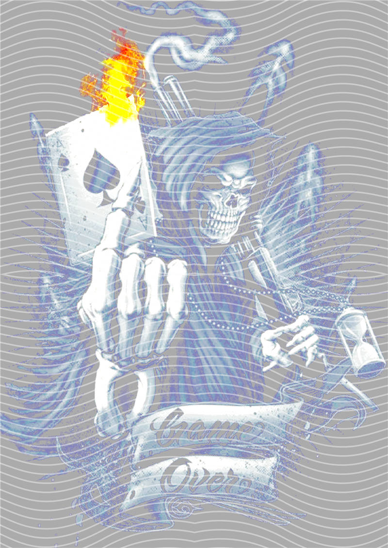 Metal band half-tone-MB 45